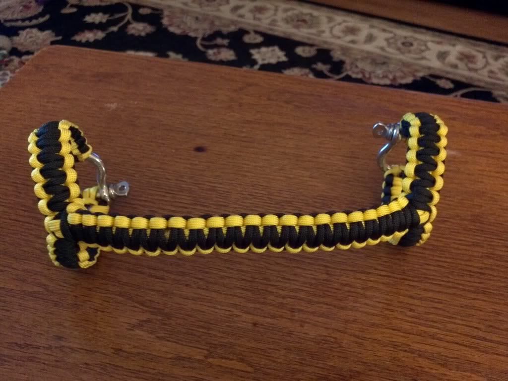Paracord Grab handles how to make your own. Jeep Wrangler Forum